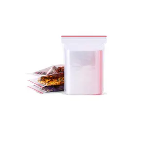 Sacs à fermeture éclair en plastique refermables transparents/sacs à fermeture éclair poly/sacs à fermeture éclair personnalisés de qualité supérieure - Product Image 1