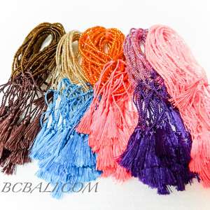 Bracelets en verre et perles, lot de 500 pièces, vente en gros, perles et glands - Product Image 4