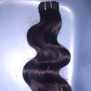 Extensiones de Cabello Humano Virgen de la India, Cabello Natural sin Procesar de Alta Calidad, Tejido de Cabello Natural de la India del Sur - Product Image 1