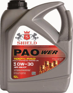 น้ำมันพื้นฐาน100% สังเคราะห์ PAO wer SAE 0W30 API sn/cf ได้รับการรับรอง SHIELD น้ำมันหล่อลื่นสำหรับใช้ในยานยนต์ - Product Image 1
