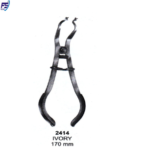 Juego de instrumentos de presa de goma blanca de 175mm, instrumentos quirúrgicos dentales - Product Image 2