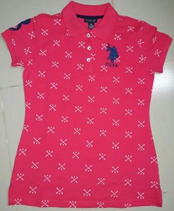 Camisa de algodón 100% de estilo clásico de marca Original para mujer, Polo con estampado completo de Color claro para adultos, ropa informal de primavera - Product Image 1