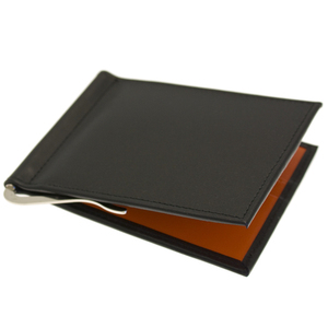 Portefeuille en cuir véritable pour hommes, avec Clip d'argent à l'intérieur, en métal, porte-cartes, collection 2020 - Product Image 2