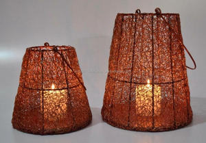 Handcrafted Antique Metal Filigree Design Pillar Candle Votive Holder Home <b>Decorative</b> <b>Lantern</b> Box Packed Jars IHA Brand Model - Product Image 5