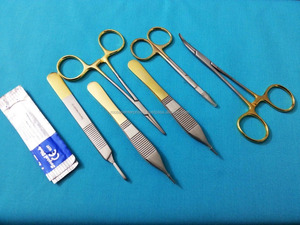 Kit de suture chirurgicale professionnel, ensemble chirurgicales de qualité unie, pour enlever les accus, bon marché, 8 pièces - Product Image 5