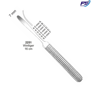 Winlliger-cinceles de hueso de acero inoxidable, punta afilada de 3,5mm, 16cm - Product Image 6