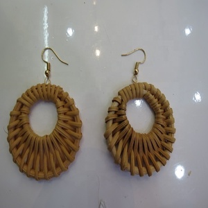Vietnam <b>Bamboo</b> Ear Muffs Elegant and Sustainable <b>Earrings</b> - Product Image 1