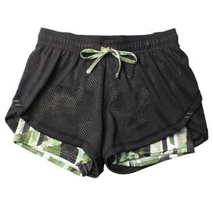 Pantalones cortos informales de malla para mujer, shorts transpirables de alta calidad para correr - Product Image 1