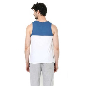 Haute qualité hommes sans manches Fitness débardeurs décontracté Sport porter des maillots tricoté grande taille broderie respirant conception - Product Image 2