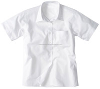 Colección Grace, Blusas Blancas para Niñas de Secundaria, Uniformes Escolares con Logotipo Personalizado, Tejido de Algodón y Poliéster, para Toda Temporada