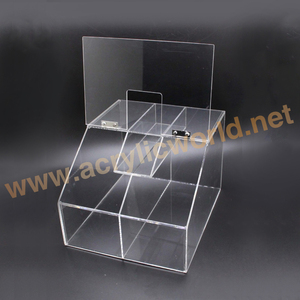 Dispensador de alimentos a granel para supermercado, escurridor de dulces de plástico para pared, contenedor de acrílico transparente para dulces - Product Image 4