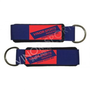 Logotipo personalizado Neopareno acolchado Kickback GYM Fitness correa de tobillo brazalete para máquinas de Cable directo de fábrica gimnasio de resistencia personalizado - Product Image 1