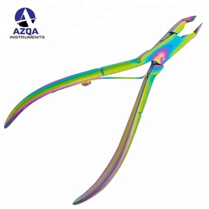 Coupe-cuticules à ongles, lames inclinées et tranchantes, acier inoxydable, joint de serrage, coupe-ongles professionnel pour manucure et pédicure - Product Image 3