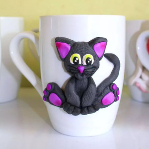 Hot Sell <strong>Princess</strong> Polymer Clay <strong>Mug</strong> Ceramic Gift <strong>Mug</strong> - Product Image 6