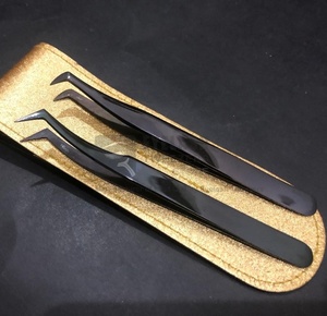 แหนบขนตาแบบรัสเซียอุปกรณ์เสริมความงามอย่างยั่งยืนทำจากสเตนเลสผลิตได้ตามต้องการ - Product Image 1