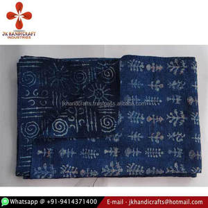 Vintage Best Quality Indigo Kantha <b>Quilt</b> - Product Image 1