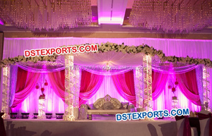 Parures de bracelets indiens de luxe, Set pour décoration de mariage, en Fiber de cristal, vente en gros - Product Image 4