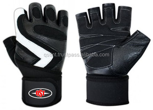 Guantes de Fitness Duraderos de Neopreno de Media Palma QST INTERNATIONAL de Primera Calidad para Gimnasio y Levantamiento de Pesas Unisex con Logotipo Personalizado - Product Image 3