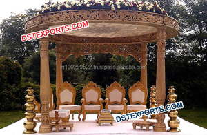Mandap Dinámico para Bodas, Fabricante de Mandaps para Bodas Indias, Conjunto de Mandap de Fibra para Decoración de Bodas, Guyana, Nueva Zelanda - Product Image 3