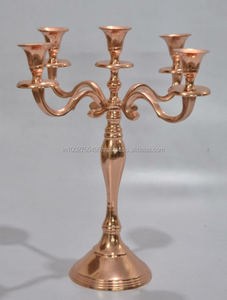 Top Trending Handmade IHA Brand 5-Arm Aluminum Candelabra <b>Black</b> Gold Home Wedding Christmas Decorations <b>Candle</b> Holders <b>Lanterns</b> - Product Image 2