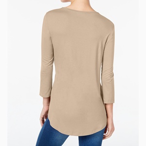 Lo último en prendas de vestir ajustadas de manga tres cuartos para mujer, Camiseta básica de béisbol de Color personalizado, apliques de diamantes, estilo Hip Hop Sext - Product Image 1