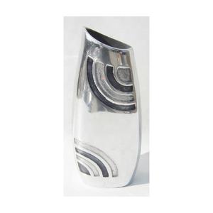 Florero de aluminio y Metal clásico moderno personalizado, decoración de mesa con logotipo para el hogar o el Hotel, tamaño y forma personalizados - Product Image 2