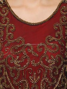 Red Fancy Embroidered Party Wear Dress Latest Party Wear Dresses for Girls Handmade Magic - Product Image 4