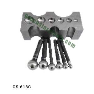 GS ชุดเครื่องมือเครื่องประดับที่จำเป็นสำหรับอัญมณี6แบบเจาะและบล็อค618C - Product Image 1