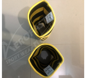 Manchons de genou double plis en latex et polyester pour la salle de sport et la musculation - Product Image 6