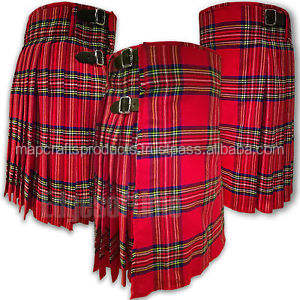 Uniformes décontractés pour hommes de haute qualité de style occidental brodés à la mode écossais Stewart Kilts Basson Design - Product Image 3