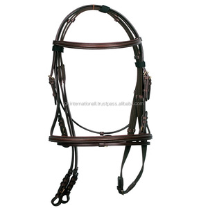 Brida de caballo de cuero, diseño personalizado, fabricante al por mayor - Product Image 1