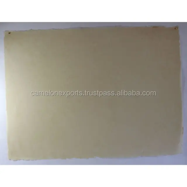 Papel natural do tecido da cor da fibra do juta misturado com algumas fibras de banana adoráveis folhas de papel transparentes