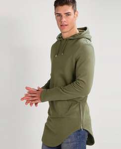 Sweat à capuche 100% en Polyester pour hommes, vêtements de sport, élégants, personnalisés, longline, avec fermeture éclair, nouvelle collection, bon marché - Product Image 2