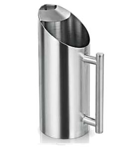 Jarra de acero inoxidable con tapa, producto de metal duradero - Product Image 2