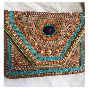 Sac fourre-tout de style indien traditionnel pour femme, inspiré des styles ethniques indiens et de la culture des sacs Banjara - Product Image 1