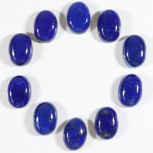 3mm 4mm 5mm Lapis Lazuli Naturel Lisse Ovale Lâche Vente en gros de cabochons calibrés Fournisseur de pierres précieuses au prix d'usine pour les bijoux - Product Image 1