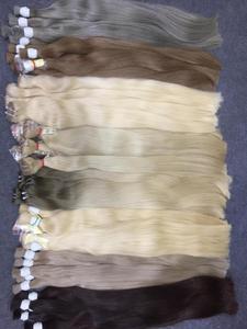 Cutícula alineada virgen vietnamita cabello liso a granel mechones Color ceniza rubia Luz - Product Image 3