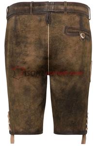 Women's Plus Size Anti-Wrinkle Austrian Lederhosen Set <b>Oktoberfest</b> Embroidered Suspender Shorts with Breathable Feature - Product Image 2