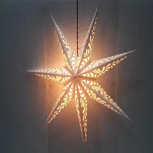 seven pointer paper stars from india seven pointer paper stars lamps christmas decorations printed paper star lamps wholesale