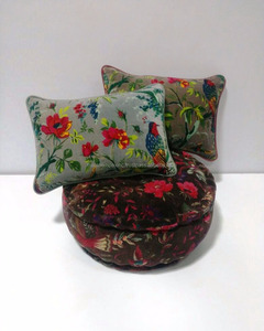 Funda de almohada con estampado de terciopelo para sala de estar - Product Image 2