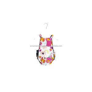 Wholesale New Printed Design 100% Organic Cotton Hooded Baby Romper - Product Image 1