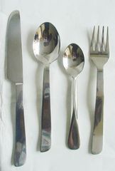 Couverts Design en Bambou Doré Écologique Collection de Couverts en Métal - Product Image 6