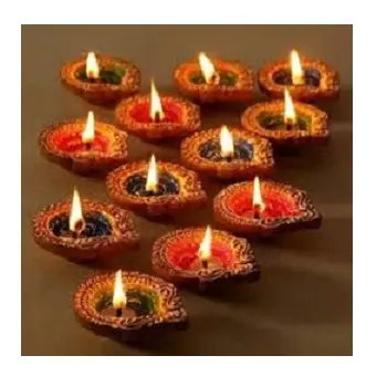 Earthen pot diyas for decoration marriage purpose outdoor and indoor