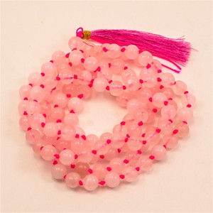 รอสส์หินอัญมณีควอตซ์,หิน Jap Mala Mala สำหรับใช้เป็นคริสตัลจักระ109เม็ด Jap Mala - Product Image 3