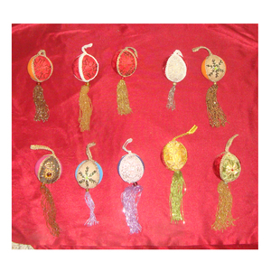 Handmade Christmas Hanging Ball Ornaments - Product Image 1