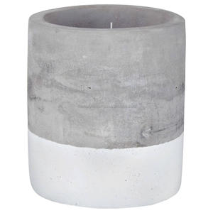 โหลเทียนเปล่าทำจากซีเมนต์สองโทน - Product Image 1