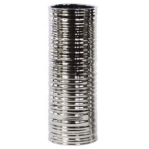 Florero de plata para decoración de boda, florero de METAL para decoración del hogar, accesorios para el hogar, precio al por mayor - Product Image 1