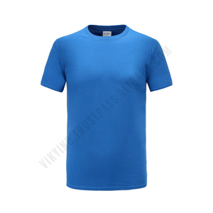 T-shirts d'extérieur pour hommes élégants à manches courtes personnalisables en tissu de coton écologique par Viky Industries - Product Image 3