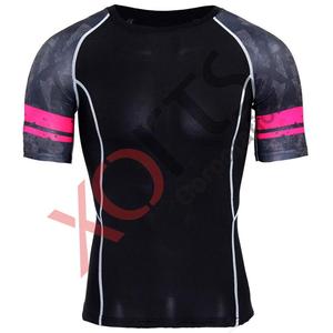Compression Gym Fitness Chemise D'entraînement MMA Rash Guard - Product Image 1