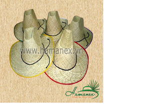 100% Sombrero de fiesta mexicano hecho a mano Sombrero de paja natural - Product Image 2